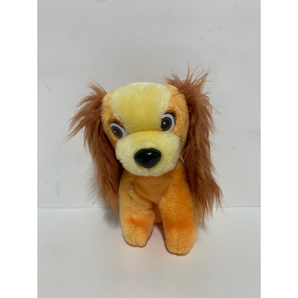 Walt Disney Productions Vintage Lady and The Tramp Stuffed Lady Toy Hole